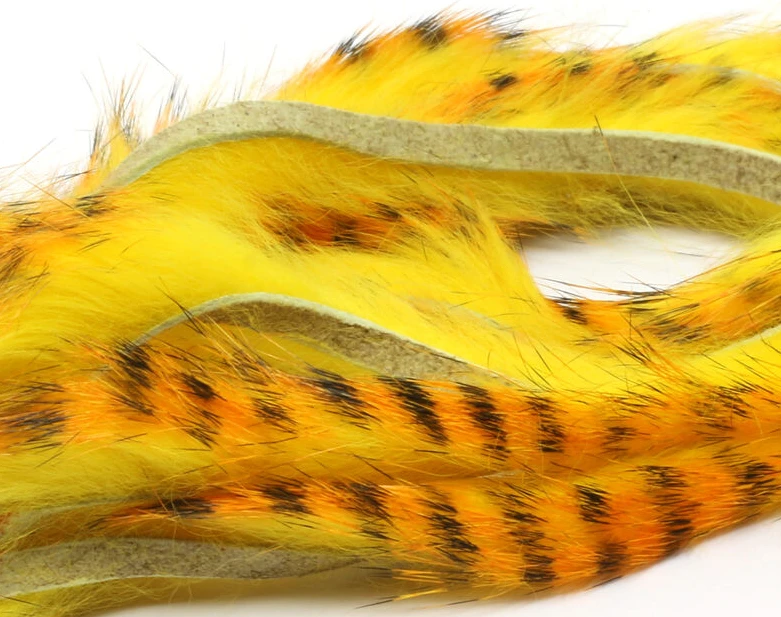 Hareline Barred Polychrome Rabbit Strips 9 Hareline Barred Polychrome Rabbit Strips - Image 9