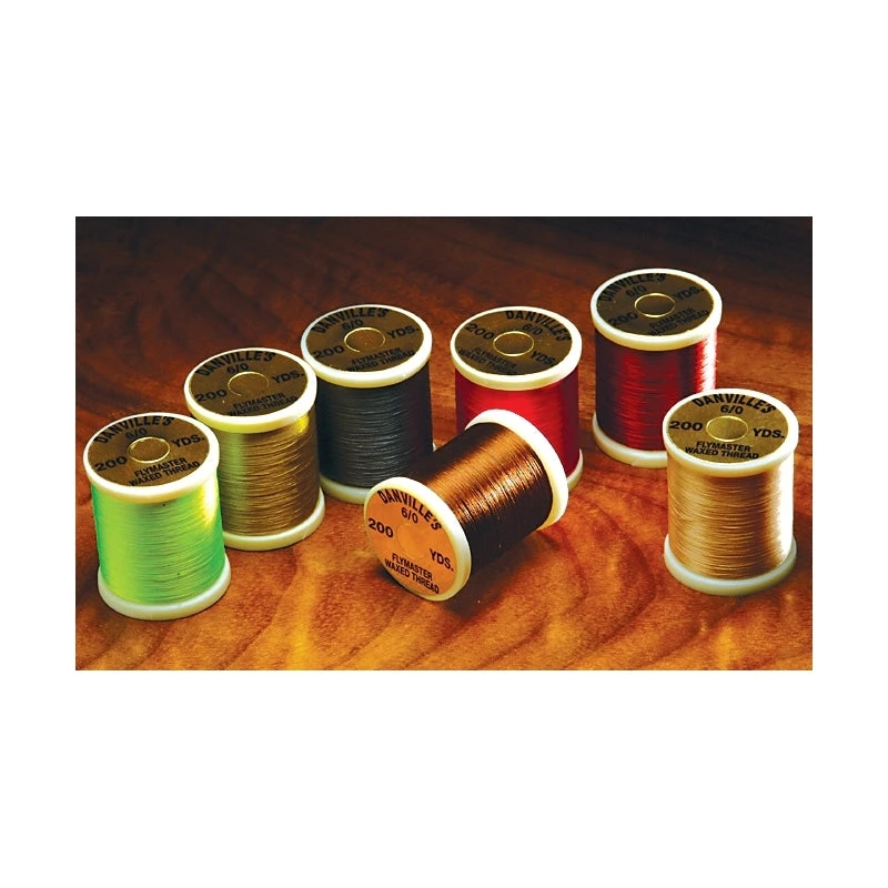 Hareline Danville 6/0 Waxed Flymaster 70 Denier Thread 1 Hareline Danville 6/0 Waxed Flymaster 70 Denier Thread