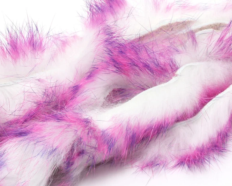 Hareline Barred Polychrome Rabbit Strips 7 Hareline Barred Polychrome Rabbit Strips - Image 7