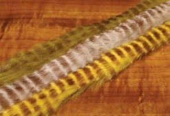 Hareline Brown Barred Magnum Rabbit Strips