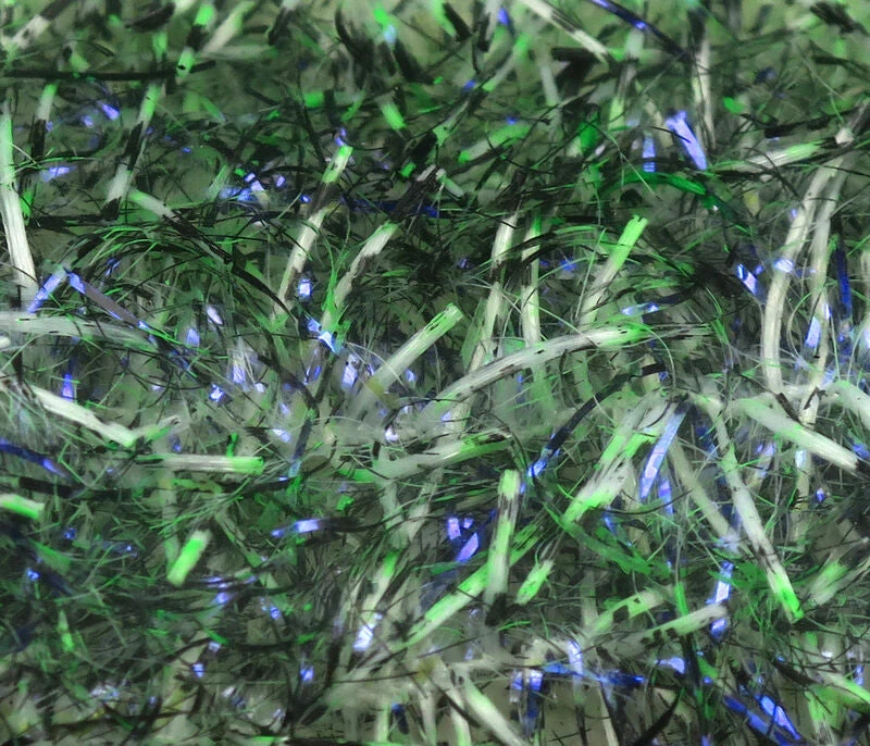 Hareline Black Barred UV Life Flex Wrap 2 Hareline Black Barred UV Life Flex Wrap - Image 2