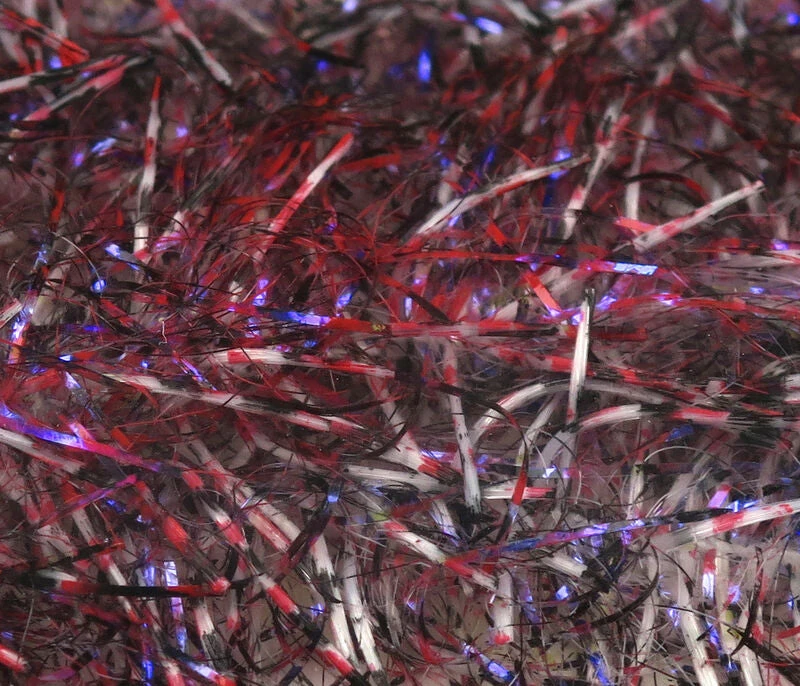 Hareline Black Barred UV Life Flex Wrap 3 Hareline Black Barred UV Life Flex Wrap - Image 3