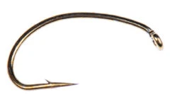 Hareline Core C1130 Curved Nymph & Scud Hook - Fine Wire