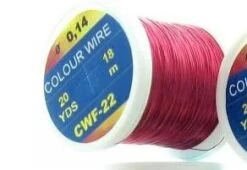 Hends Color Wire - 0.14 Diameter 26 Hends Color Wire - 0.14 Diameter -Fishing Equipment Store Color Vine Red