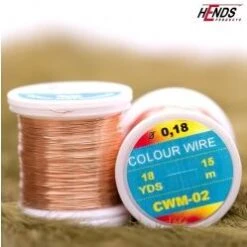 Hends Color Wire - 0.09 Diameter 22 Hends Color Wire - 0.09 Diameter -Fishing Equipment Store Copper