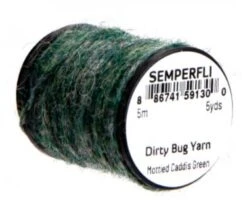 Dirty Bug Yarn -Fishing Equipment Store Dirty Mottled Caddis Green