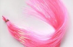 Hareline Dyed Pearl Flashabou 21 Hareline Dyed Pearl Flashabou -Fishing Equipment Store Flash Pink