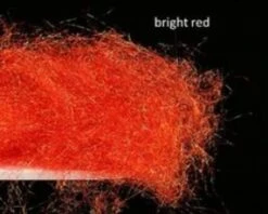 Sybai Fine Flash Dubbing -Fishing Equipment Store Flash Bright Red