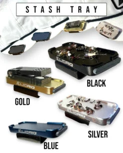 Hareline Lid Rig - Stash Tray - Gold