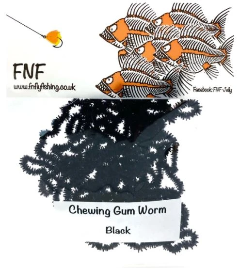 FNF 3mm Chewing Gum Worm Chenille 4 FNF 3mm Chewing Gum Worm Chenille - Image 4