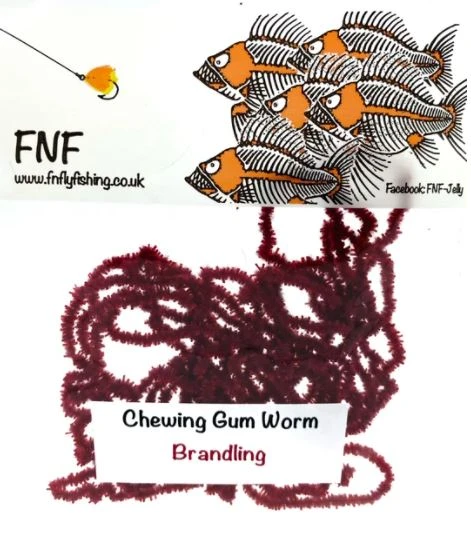 FNF 3mm Chewing Gum Worm Chenille 5 FNF 3mm Chewing Gum Worm Chenille - Image 5
