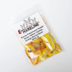 Hareline Barred Polychrome Rabbit Strips 19 Hareline Barred Polychrome Rabbit Strips -Fishing Equipment Store HarelineRabbitStrips