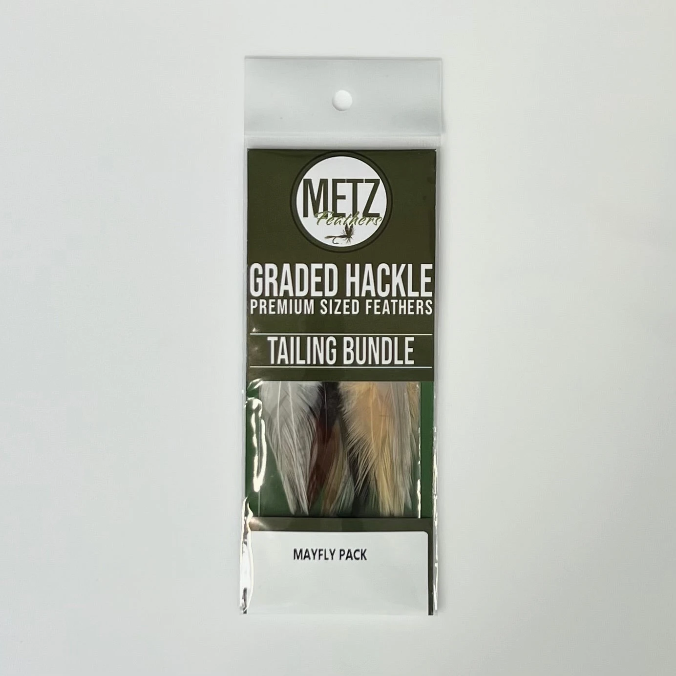 Metz - Hackle Tailing Bundle - Mayfly Pack 1 Metz - Hackle Tailing Bundle - Mayfly Pack