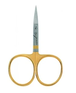 DR SLICK Dr. Slick - Iris Scissors 4" Gold Loops - Curved 1 DR SLICK Dr. Slick - Iris Scissors 4" Gold Loops - Curved