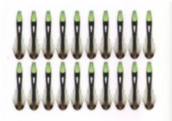 Semperfli Synthetic Jungle Cock Cheeks 8 Semperfli Synthetic Jungle Cock Cheeks -Fishing Equipment Store Jungle Green