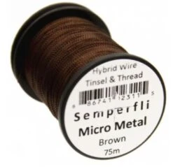Semperfli Micro Metal 20 Semperfli Micro Metal -Fishing Equipment Store MM Brown