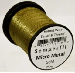 Semperfli Micro Metal 25 Semperfli Micro Metal -Fishing Equipment Store MM Gold