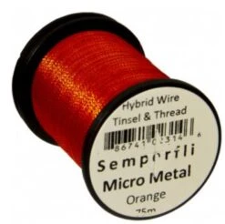 Semperfli Micro Metal 28 Semperfli Micro Metal -Fishing Equipment Store MM Orange