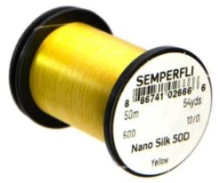 SemperFli Nano Silk Ultra Fine 50D 12/0 -Fishing Equipment Store Nano Yellow 209a64cd b20b 4587 8c77 fb1fcc42b721