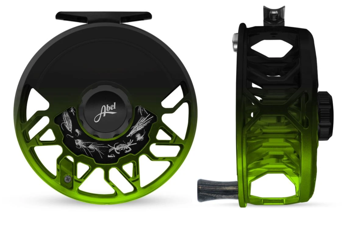 Abel Rove Reel - Black Fade Green 1 Abel Rove Reel - Black Fade Green