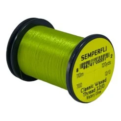 Semperfli Classic Waxed Thread - 12/0 -Fishing Equipment Store SCWX112WLV