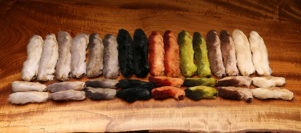 Hareline Snowshoe Rabbits Feet 1 Hareline Snowshoe Rabbits Feet