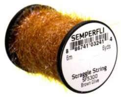 SemperFli Straggle String -Fishing Equipment Store Straggle Brown Olive