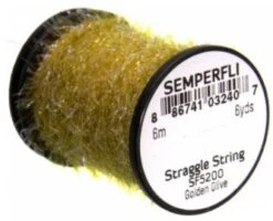 SemperFli Straggle String -Fishing Equipment Store Straggle Golden Olive