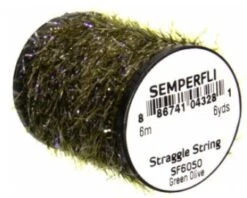 SemperFli Straggle String -Fishing Equipment Store Straggle Green Olive