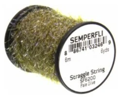 SemperFli Straggle String -Fishing Equipment Store Straggle Pale Olive