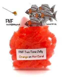 FNF Two Tone Jelly Fritz 15 Mm -Fishing Equipment Store Two Orange on Hot Coral