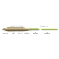 Airflo Superflo Universal Taper Fly Line - Moss Olive/Chartreuse -Fishing Equipment Store asf ut moss taper 6 1