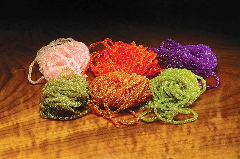 Hareline Diamond Braid - Dyed Pearl 1 Hareline Diamond Braid - Dyed Pearl