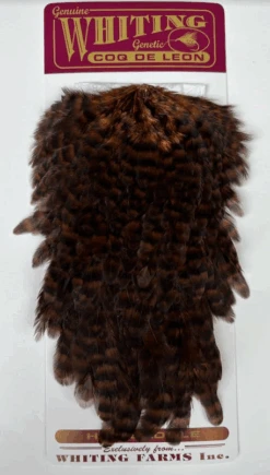 Coq De Leon Hen Saddle -Fishing Equipment Store grizzlydyedbrown