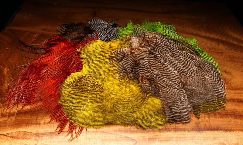 Hareline Grizzly Soft Hackle Marabou Patch 1 Hareline Grizzly Soft Hackle Marabou Patch