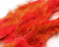 Hareline Polychrome Rabbit Strips -Fishing Equipment Store hotorangefuchsiapurple