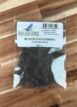 Natures Spirit - Beaver Plus Dubbing 39 Natures Spirit - Beaver Plus Dubbing -Fishing Equipment Store muskratgrey