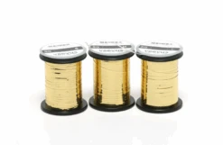 Hareline Veevus Silver/Gold Mylar Tinsel