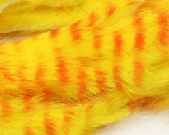 Hareline Red Barred Rabbit Strips