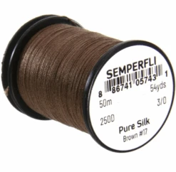 SemperFli Pure Silk 17 SemperFli Pure Silk -Fishing Equipment Store silkbrown