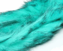 Hareline Polychrome Rabbit Strips -Fishing Equipment Store turquoiseblueblack