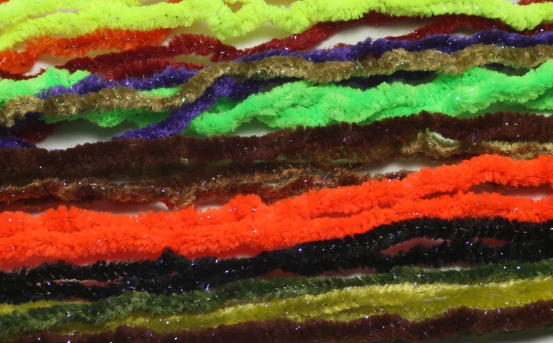 Hareline Woolly Bugger Tinsel Core UV Rayon Chenille 2 Hareline Woolly Bugger Tinsel Core UV Rayon Chenille - Image 2