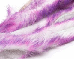 Hareline Polychrome Rabbit Strips -Fishing Equipment Store whitehotpinkpurple